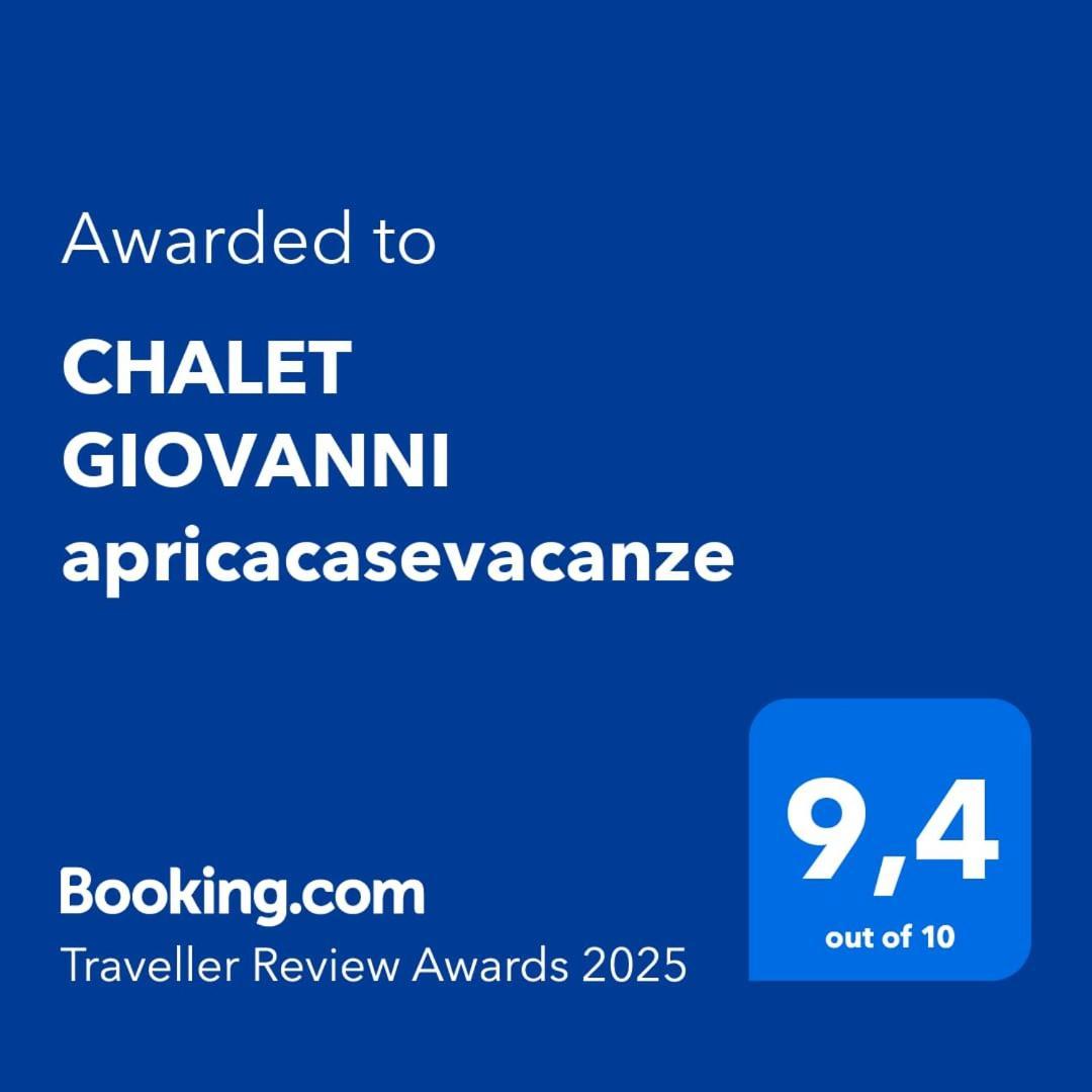 Chalet Giovanni Apricacasevacanze Kültér fotó